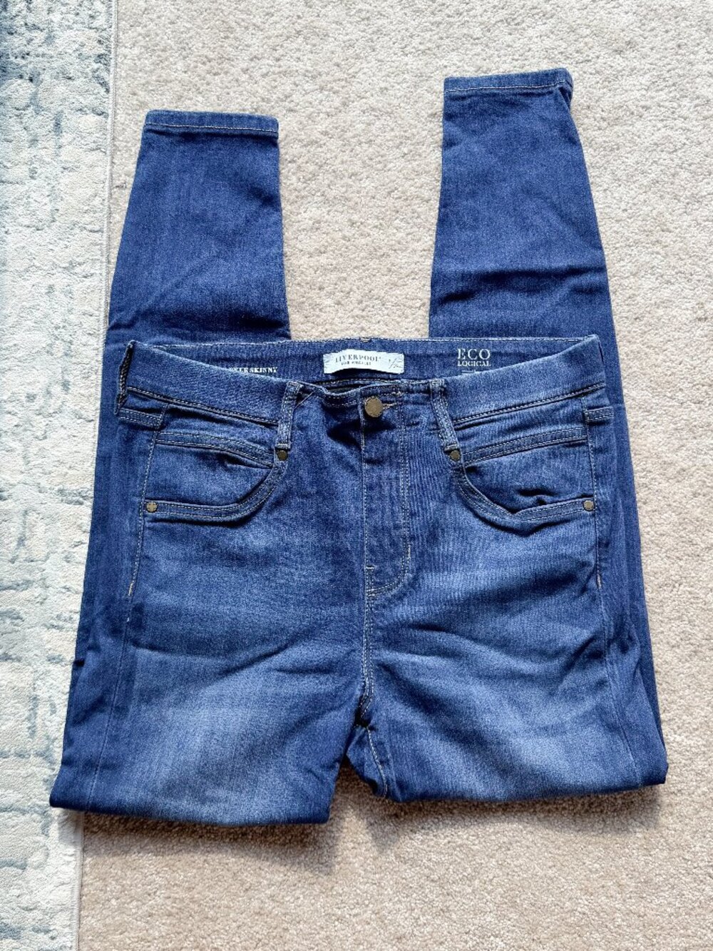 Liverpool Los Angeles Skinny Ankle Jeans Dark Wash - Size 8/29